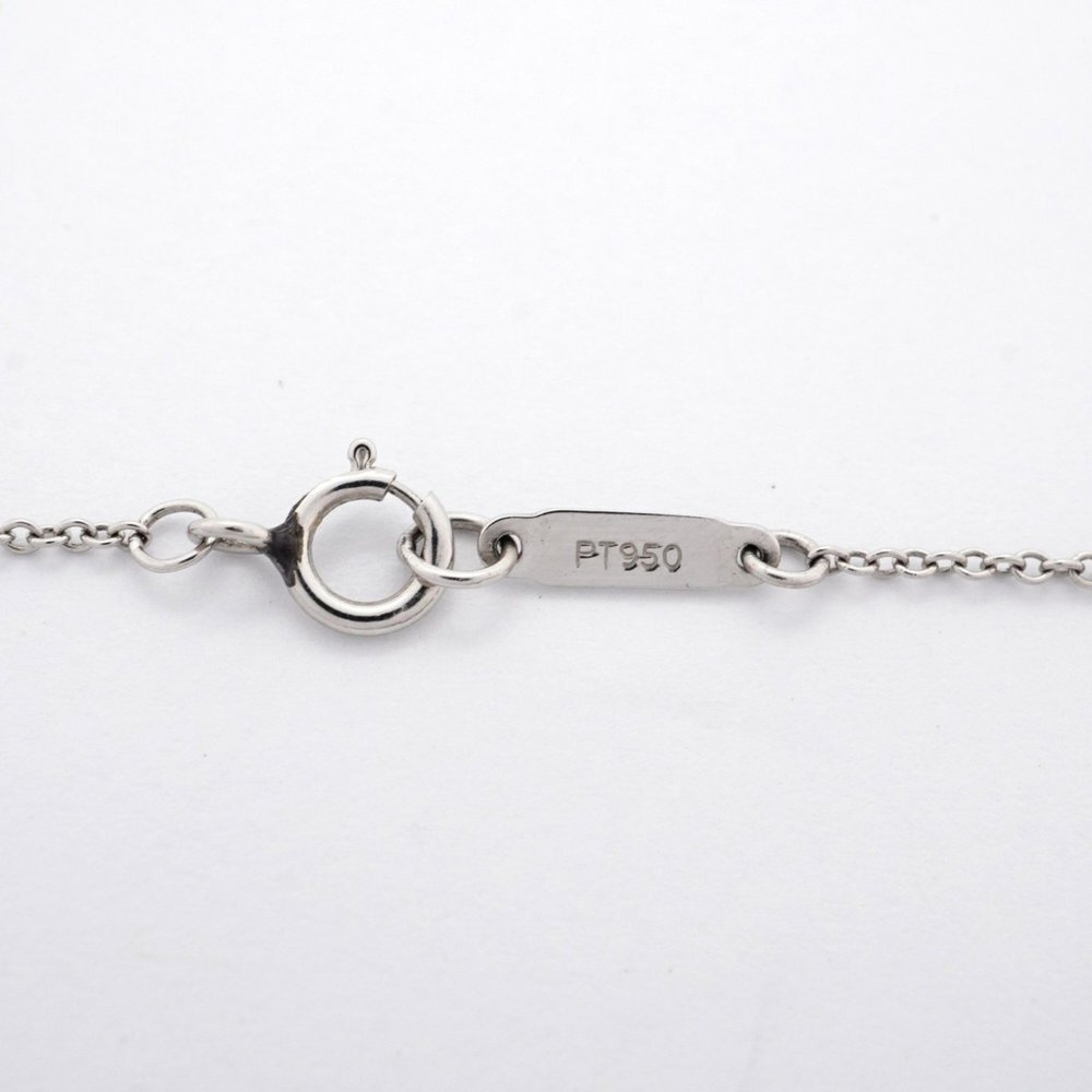 TIFFANY Silver Diamond Necklace - Picture 5 of 8